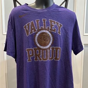 Nike Phoenix Suns Purple T-shirt Size XL Valley Proud